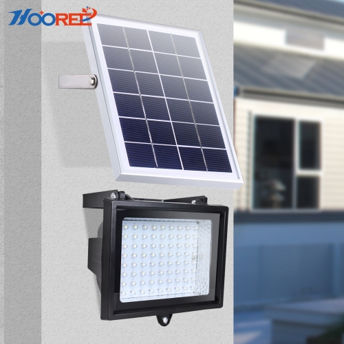 Hooree SL-70A 80 Светодиодный точечный светильник на солнечной энергии для сада с функцией управления освещением