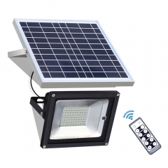 SL-382 10W 15W 20W 30W 40W 50W 60W LED LFP Battery IR Remote Control Solar Flood Light